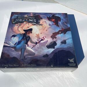 Shifting Realms Board Game Soaring Rhino 2018 Fantasy Elf Dwarf Orc Magic City